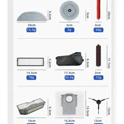 Roborock S8 MaxV Ultra Tilbehørspakke - Reservedele til G20S, S8 Series Best