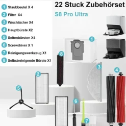 Roborock S8 Pro Ultra Reservedelssæt Sale