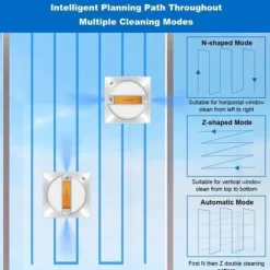 Robot Fönsterskrapa - LIECTROUX - YW710 - Dubbel Spraying - Röstassistent - Hastighet 3,5 minm Best