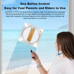 Robot Fönsterskrapa - LIECTROUX - YW710 - Dubbel Spraying - Röstassistent - Hastighet 3,5 minm Best