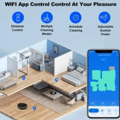 Robotdammsugare - Liectroux - N7S-U - Gyroskopnavigation - Batteri 4400mAh - Fuktig/Torr rengöring Clearance