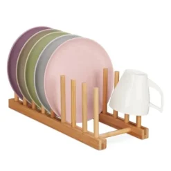 Opvaskestativer & Tørrestativer>Robust bambus afdrypningsrist