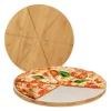Pizzaspader>Robust bambus pizzabræt sæt med 2 stk. med bagepapir