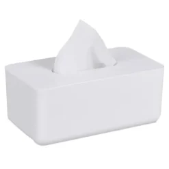 Papirlommetørklæder>Robust servietæske med bambuslåg