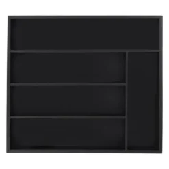 Robust sort bestikbakke med 5 rum Sale