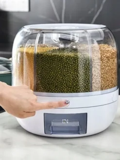 Rotationsdispenser til opbevaring og dispensering af foder og spirer - 6 rum Sale