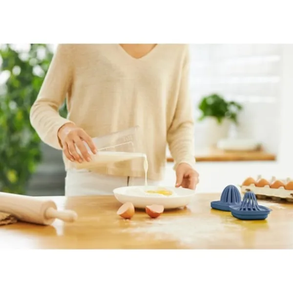 Piskeris & Shakers Til Salatdressing>Rotho Loft Shaker med Presse 1L Horizon Blå/Transparent