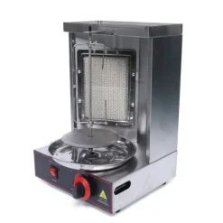 Grill-Ovne & Ovn Med Roterende Stegespyd>Rotisserigrill 360° - Gasgrill - Infrarød LPG-brænder - 2000 W - 220 V 50 Hz - 0–300 °C Trinløs Temperatur - Rustfrit Stål - Max 10 kg