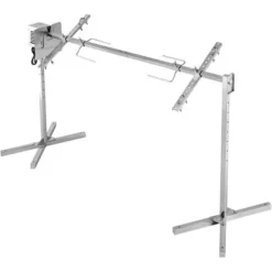 Grill-Ovne & Ovn Med Roterende Stegespyd>Rotisserigrill 174x53.5x86 cm rustfrit stål elektrisk grillkit