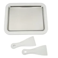 Rulleismaskine, fødevaregodkendt rustfrit stål, hjemmelavet is, hjemmelavede DIY smoothies, frosne yoghurtruller, velegnet til familieaktiviteter Online