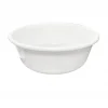 Tallerkener & Bordservicer>Rund plastikskål 1,2 l hvid