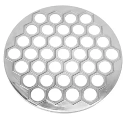 Pastaforme & Pasta-Udstikkere>Russisk Ravioli Maker Dumplings Form Aluminiumslegering Pelmeni Maker Form Pelmeni Kød Dumplings Maker 37 huller Sølv