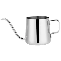 Kaffe- & Tekander>Rustfri Stål Dryp Kaffekande Lang Svanehals Tud Kedel Kop Teværktøj (Sølv 250ml)