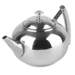 Rustfri Stål Tekande Giftfri Tekande Kedel med Filter til Brygning af Løse Teblade og Tebreve (1,5L) Hot