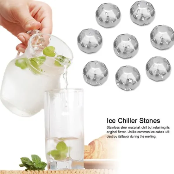 Rustfrit stål diamantkugler: Ultimativ vin- og whiskykøler