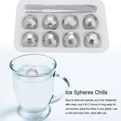 Rustfrit stål diamantkugler: Ultimativ vin- og whiskykøler