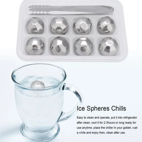 Rustfrit stål diamantkugler: Ultimativ vin- og whiskykøler