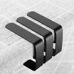 Dugklemme & -Vægte>Rustfrit stål dugklemmer - sæt med 4, skridsikre bordholdere (5*4 cm)