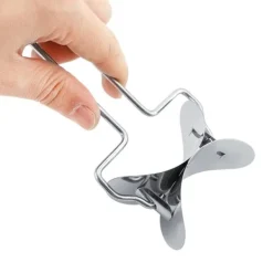 Pastaforme & Pasta-Udstikkere>Rustfrit Stål Dumpling Wrap Dej Skærer Cirkelrulle Formfremstillingsværktøj