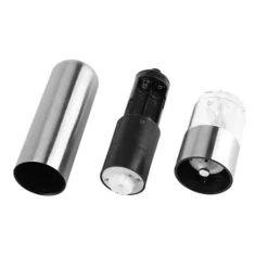 Rustfrit Stål Elektrisk Køkken Peberkværn Trådløs Batteridrevet Justerbar Saltkværn