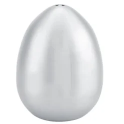 Salt- & Peberstrøere>Rustfrit Stål Æggeformet Peberbøssepotte Krydderikrukke Flasker til Køkkenartikler (3 huller)