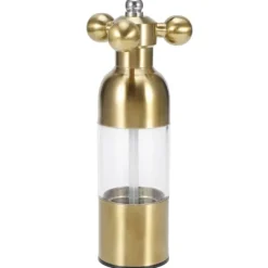 Rustfrit stål peber salt krydderimølle kværn krydderi kværn køkkenværktøj til madlavning guld Online