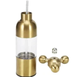 Rustfrit stål peber salt krydderimølle kværn krydderi kværn køkkenværktøj til madlavning guld Online