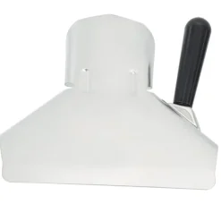 Skeer & Skovle>rustfrit stål popcornchips-ske med håndtag til kommerciel restaurantbrug med enkelt håndtag