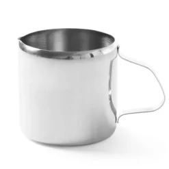 Rustfrit stål rustfrit stål mælkeflødekande kop til kaffe, 350ml - Hendi 450505 Clearance