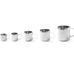 Rustfrit stål rustfrit stål mælkeflødekande kop til kaffe, 350ml - Hendi 450505 Clearance