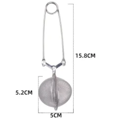Tefiltre>Rustfrit stål te si sæt - 4,5 cm & 5 cm te infusers til løs te