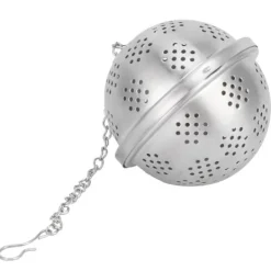 Tefiltre>Rustfrit stål teinfuser - Krydderifilterkugle til køkkentilbehør
