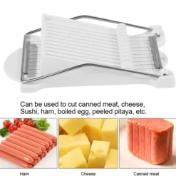 Rustfrit Ståltråde Luncheon Kødskærer Skinke Kogt Æg Ost Køkken Mad Skæreværktøj Sale