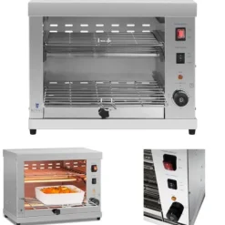 Grill-Ovne & Ovn Med Roterende Stegespyd>Salamander dobbelt toaster brødrister 3250W