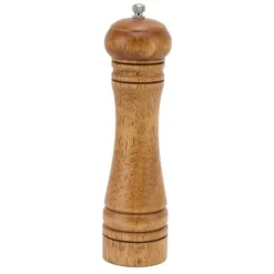 Salt- og pebermølle i træ med justerbar keramisk slibekerne - køkkenværktøj til hjemmet 21,6x5,5 cm Best