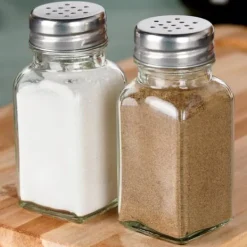 Salt- og pebersæt, 2-delt saltkar + pebershaker, 80ml, VILDE 229152 Hot