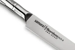 SAMURA Køkkenknive>Bamboo 8-Tommer Japansk Stål Skærekniv - Præcisionskøkkenværktøj til Ubesværet Skæring og Tern