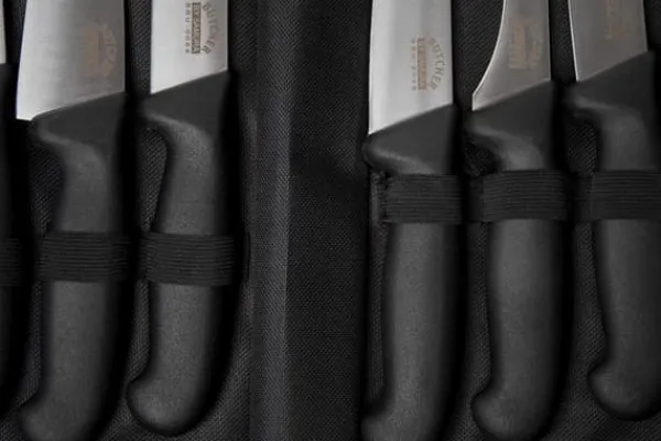 SAMURA Køkkenknive>Butcher 6-delt knivsæt med taske