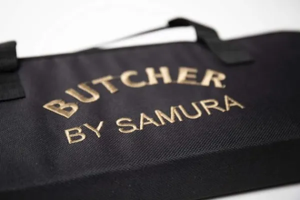 SAMURA Køkkenknive>Butcher 6-delt knivsæt med taske
