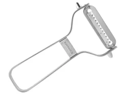 SAMURA Premium Rustfrit Stål Grøntsagsskræller med Julienneblad - Højkvalitets Japansk Køkkenredskab til Ubesværet Madlavning