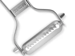 SAMURA Premium Rustfrit Stål Grøntsagsskræller med Julienneblad - Højkvalitets Japansk Køkkenredskab til Ubesværet Madlavning