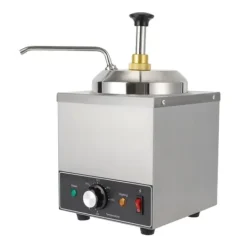 Saucekander>Sauce Dispenser, Temperaturkontrol, Rustfrit Stål Konstruktion,Sølv