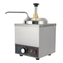 Saucekander>Sauce Dispenser, Temperaturkontrol, Rustfrit Stål Konstruktion,Sølv