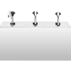 Saucedispenser 3 x 3,5 l i rustfrit stål | Farve: Sølv | Størrelse: 3 x 3,5 l Outlet