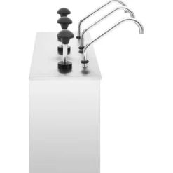 Saucedispenser 3 x 3,5 l i rustfrit stål | Farve: Sølv | Størrelse: 3 x 3,5 l Outlet