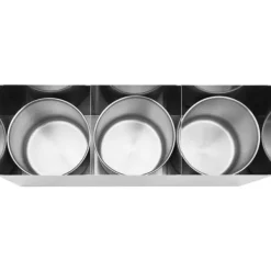 Saucedispenser 3 x 3,5 l i rustfrit stål | Farve: Sølv | Størrelse: 3 x 3,5 l Outlet