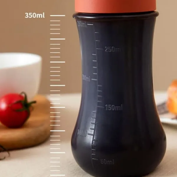 Saucekander>Sauceflaske med 5 -kedelig kork - 350 ml