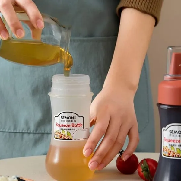 Saucekander>Sauceflaske med 5 -kedelig kork - 350 ml