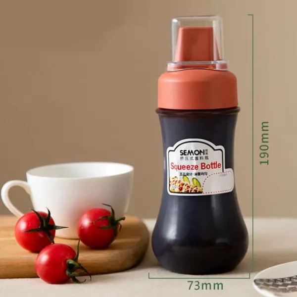 Saucekander>Sauceflaske med 5 -kedelig kork - 350 ml