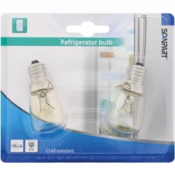 Scanpart Køleskabslampe E14 15w 2-pak Discount